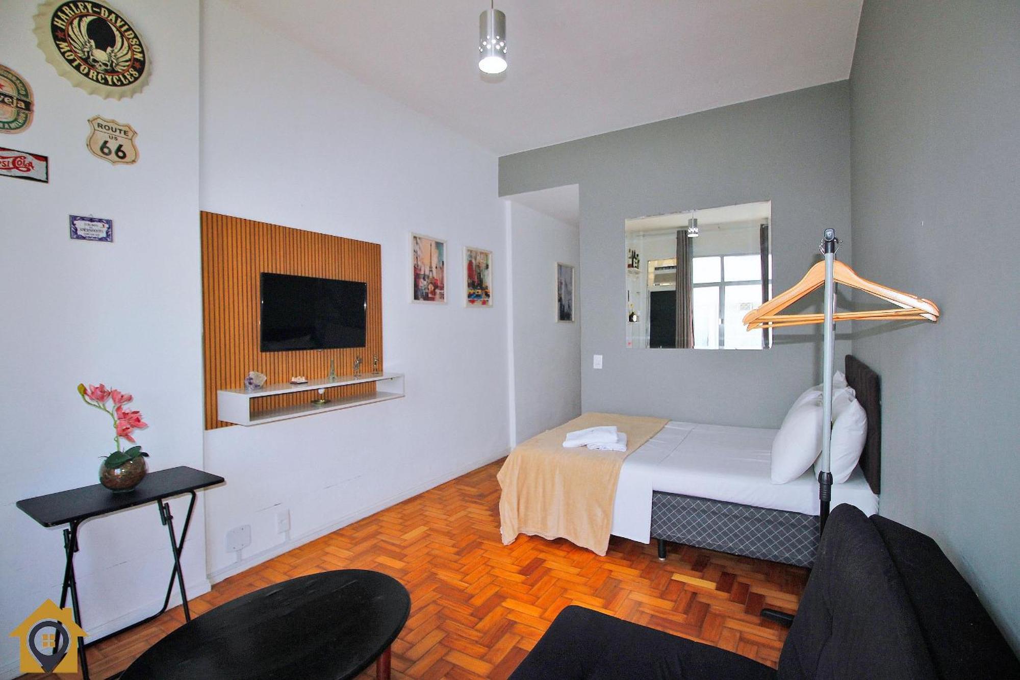 Simples Com Vista Mar P/ 4 Pessoas Ao Lado Da Com Comercios Ao Redor Apartment Rio de Janeiro